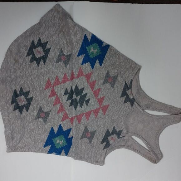 Altar'd State Gray Aztec Racerback Tank - Picture 5 of 5